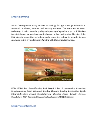 Smart Farming