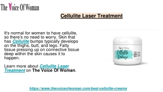 Cellulite Laser Treatment