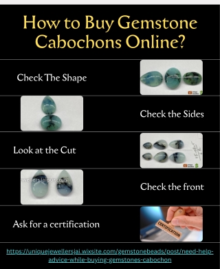 How to Buy Gemstone Cabochons Online?