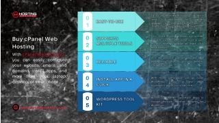 Buy cPanel Web Hosting