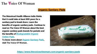 Organic Sanitary Pads