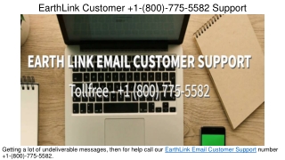 1(800) 775 5582 EarthLink Customer Helpline