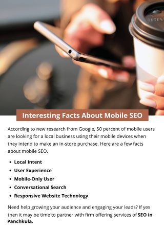 Interesting Facts About Mobile SEO