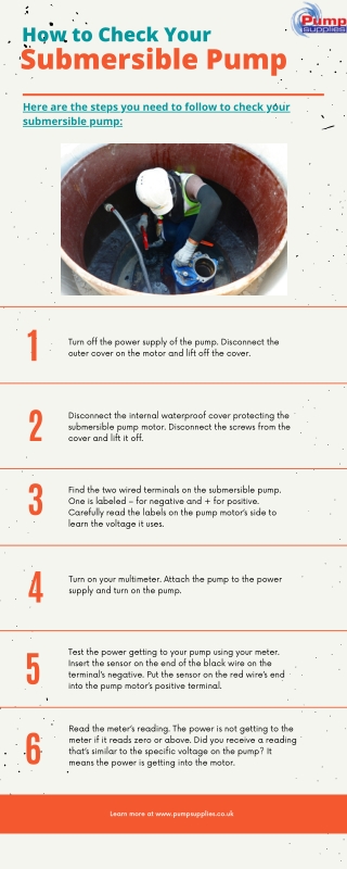 How to Check Your Submersible Pump