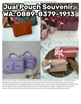 O889_8Зᜪ9_191З (WA) Pouch Souvenir Pouch Dompet 400 Ribu