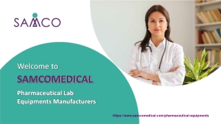 Pharmaceutical Lab Equipments Manufacturers
