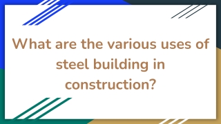 PEB Steel Structures