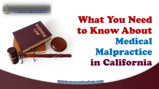 What You Need to Know About Medical Malpractice in California