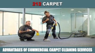 Advantages of Commercial Carpet Cleaning Services