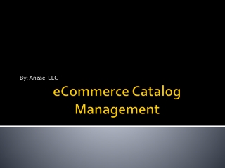 eCommerce-catalog-management- Anzael