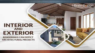 Interior And Exterior Renderings Can Depict Architectural Projects Of Any Scale
