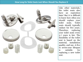 How Long Do Toilet Seats Last? When Should You Replace It?