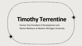 Timothy Terrentine - A Skilled Marketer From Michigan