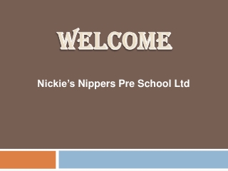 Best Pre School in Slade Green