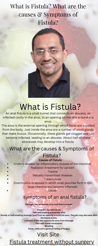 Fistula treatment without surgery