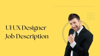 UI UX Designer Job Description