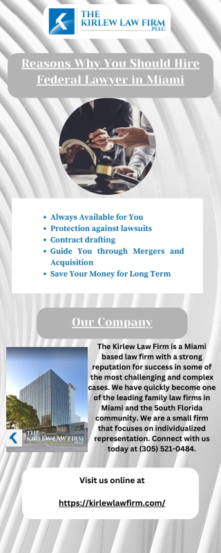 Reasons Why You Should Hire Federal Lawyer in Miami