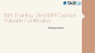 IBM Training - Best IBM Courses Valuable Certification