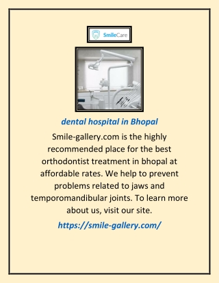 dental hospital in Bhopal