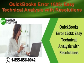 QuickBooks Error 1603 Easy Technical Analysis with Resolutions