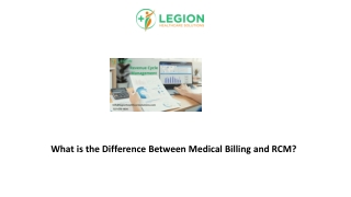 What is the Difference Between Medical Billing and RCM