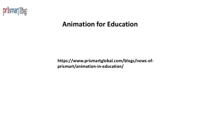 Animation for Education Prismartglobal.com.....