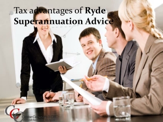 Tax advantages of Ryde Superannuation Advice