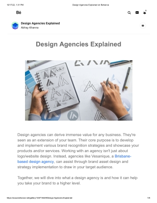 Design Agencies Explained