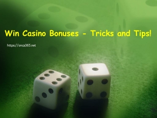8 Win Casino Bonuses - Tricks and Tips!