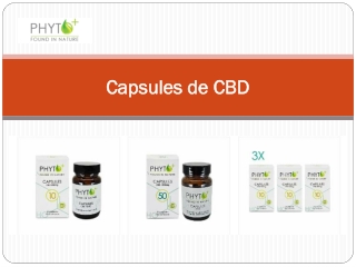 Capsules de CBD