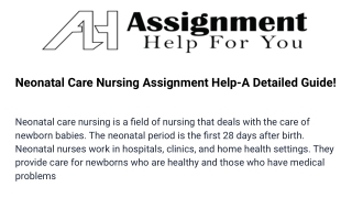 Neonatal-care-nursing-assignment-help-a-detailed-guide!