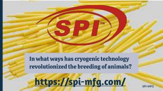 Cryogenic Preservation | SPI MFG