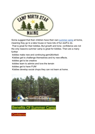 portland maine summer camps