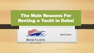 Yacht Rental Dubai