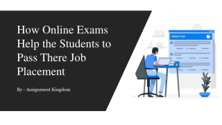 How Online Exams Help the Students to Pass There Job Placement