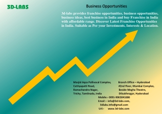 business opportunities