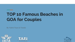 TOP 10 Famous Beaches in GOA for Couples