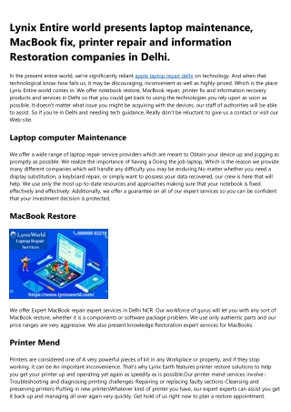 computer repair in delhi