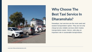 Why Choose The Best Taxi Service In Dharamshala