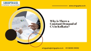 Why is There a Constant Demand of CA in Kolkata