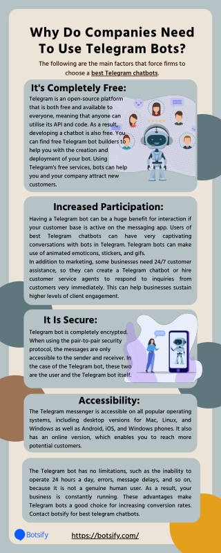 Why Do Companies Need To Use Telegram Bots?