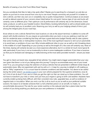 Is Tech Making cheap rental cars in paris Better or Worse?