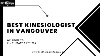 Best Kinesiologist in Vancouver
