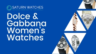 Dolce & Gabbana Women's Watches