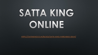 SATTA KING ONLINE