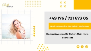 Hochzeitsversion Dir Gehört Mein Herz - Steffi Mira
