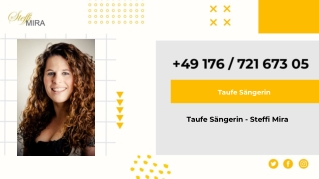 Taufe Sängerin - Steffi Mira