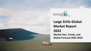 Large SUVs Market - Growth, Strategy Analysis, And Forecast 2031