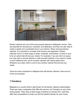 Where to Buy the Best Kitchen Cabinets in 2022