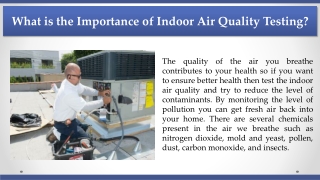 What is the Importance of Indoor Air Quality Testing